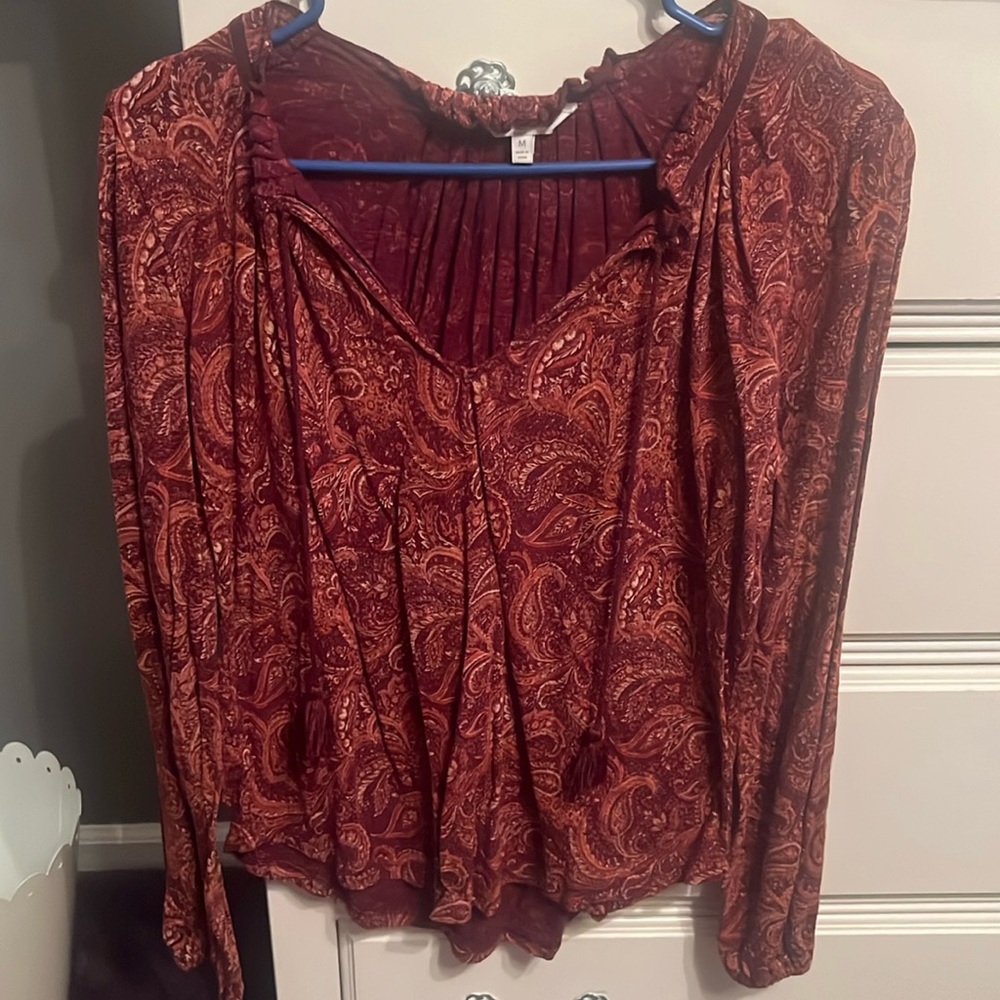 Size M Luck Brand blouse